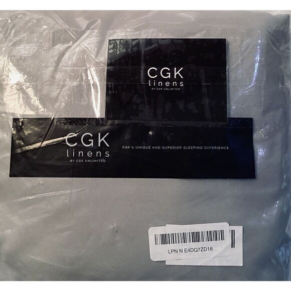 CGK Linens 3 Piece Twin XL Sheet Set Gray Microfiber Deep Pockets - Picture 2 of 3